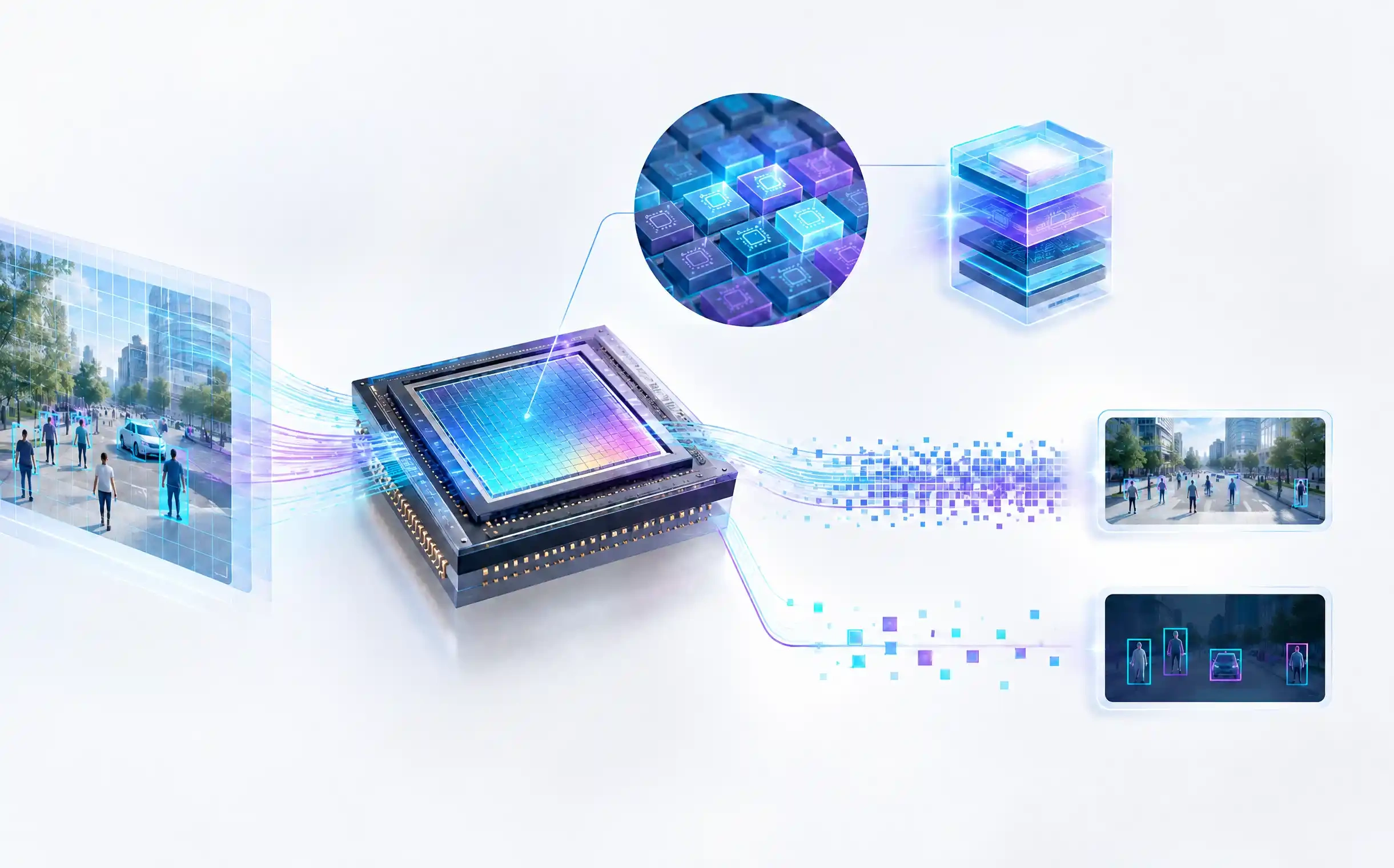 IntelliPixel in-pixel AI processing technology